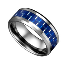 Tungsten Carbide Wedding Band Polished Finish and Rounded Inside Edge for Comfortable Wear
